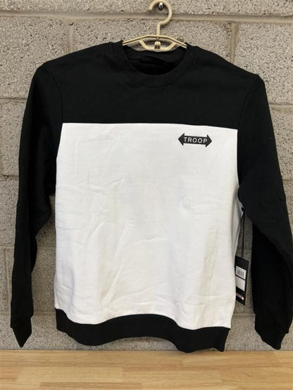 Troop Cobra Club Crewneck Sweatshirt Black White Size 2XL