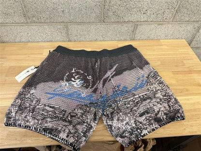 2020s Gunzinii Denim Co Knit Shorts Graphic 2XL NWT Luxury