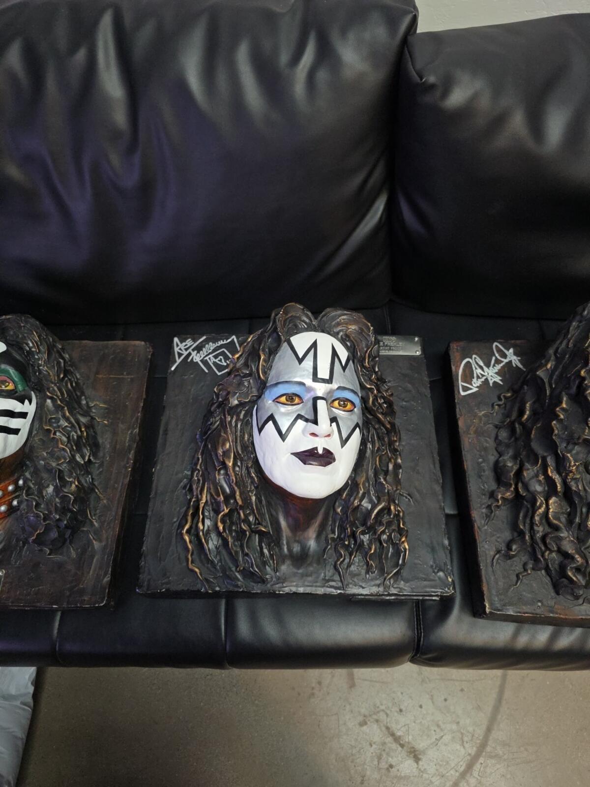 KISS Illusive Originals 3D Wall Head Busts Original Members