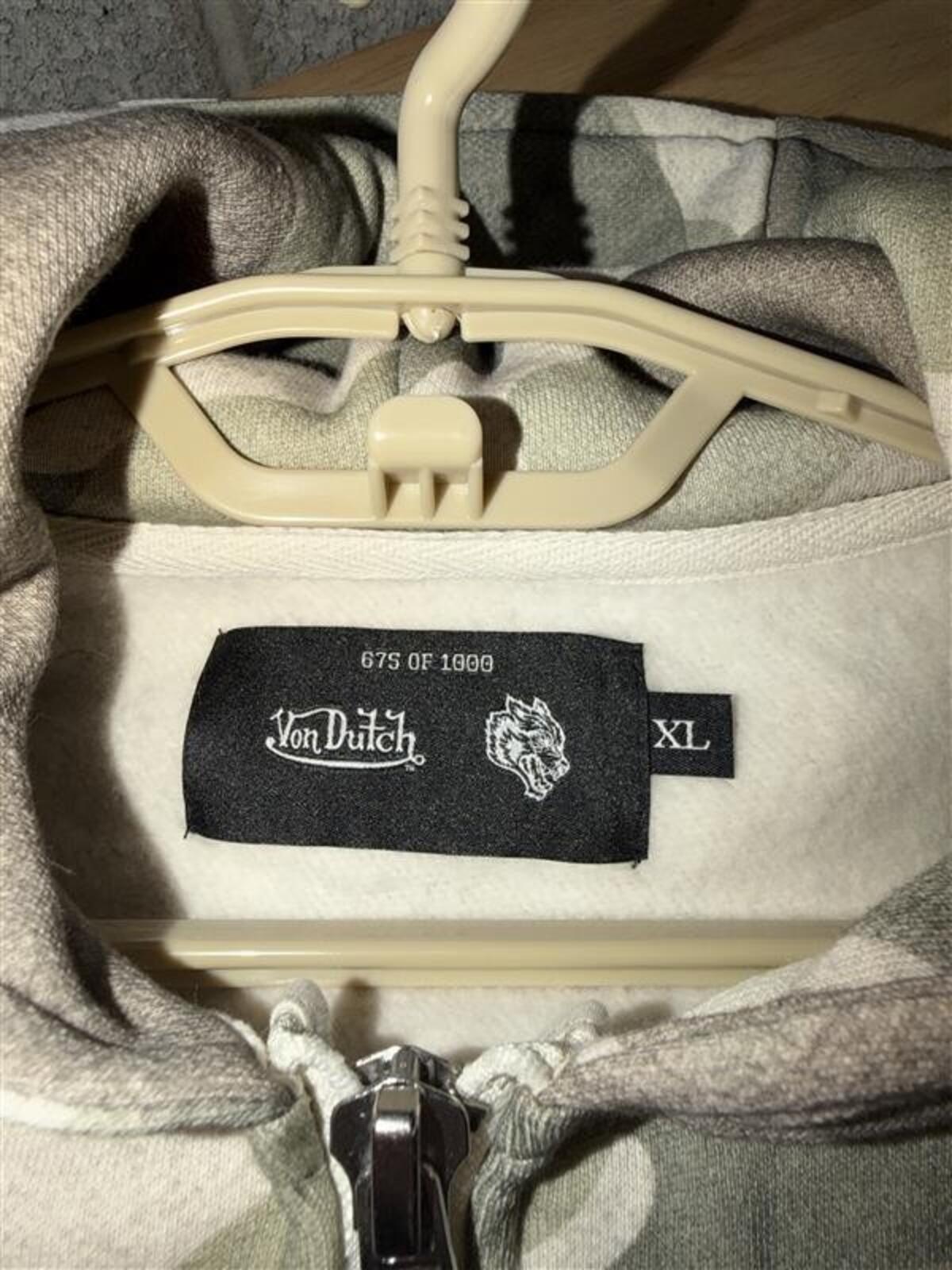 Von Dutch  Darc Sport Camo Zip Hoodie XL Limited 675/1000