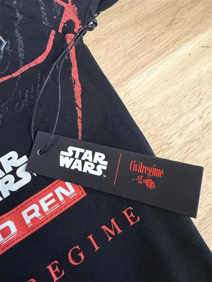 Star Wars Kylo Ren Civil Regime Tee XL Black Streetwear Hype