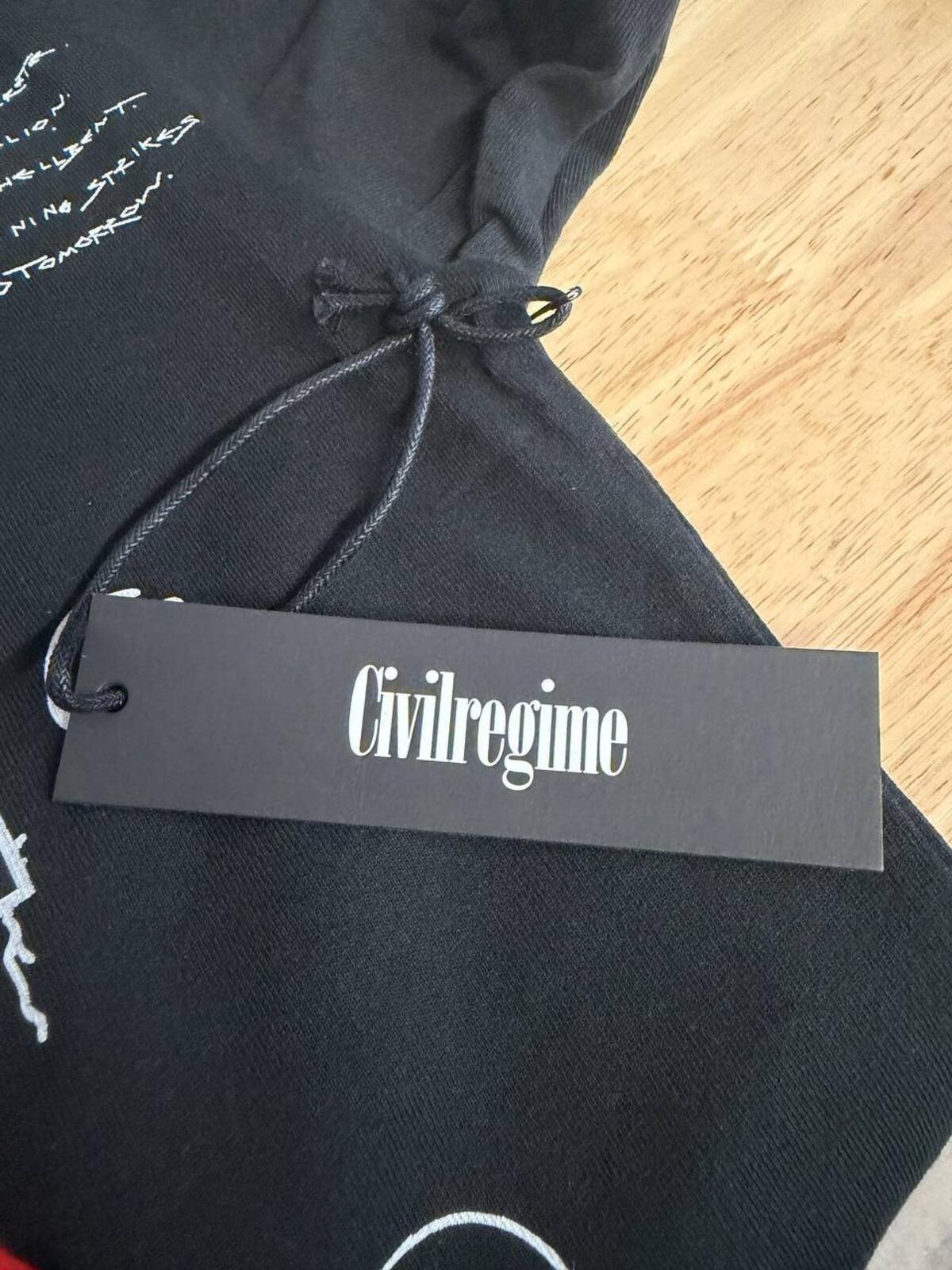 Civil Regime Hell Bent Heaven Sent L Black Streetwear