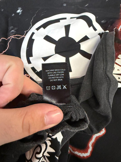 Darth Vader Civil Regime Star Wars Tee M Black Double Sided