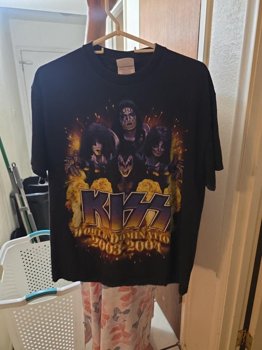 KISS Alive World Domination 2003-2004 Tour T-Shirt