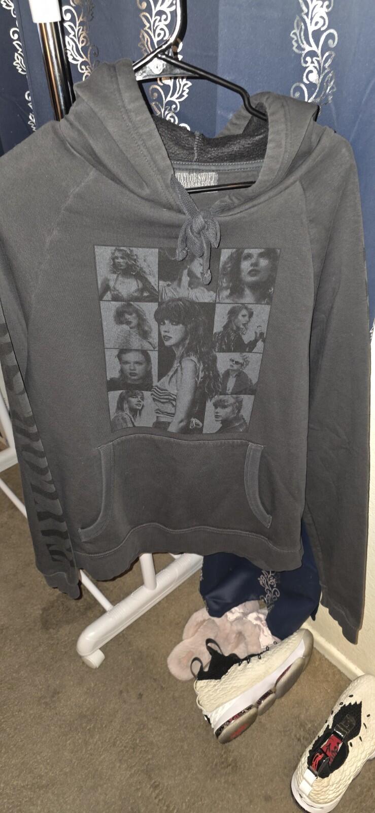Taylor Swift Eras Tour Merch Black Hoodie NWOT Medium