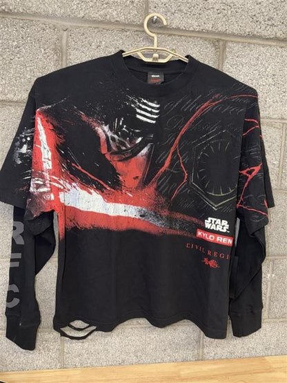 Star Wars Kylo Ren Civil Regime Tee XL Black Streetwear Hype