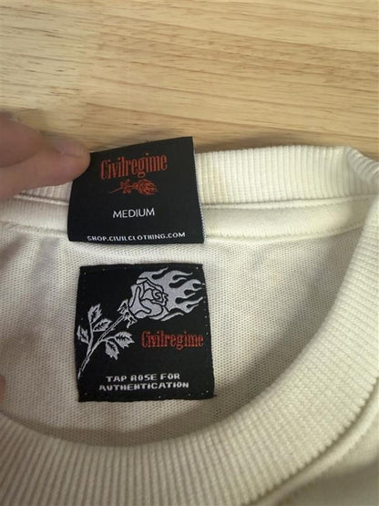 Civil Regime Bleach Ichigo Graphic M White Anime Streetwear