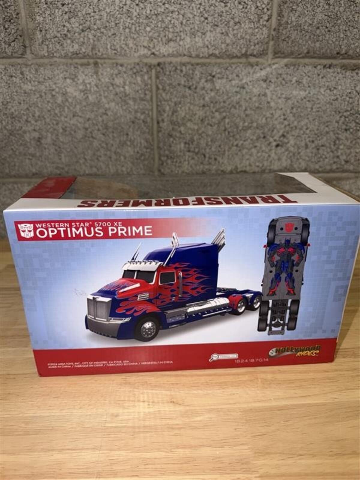 Optimus Prime Transformers Jada Die Cast Truck Western Star