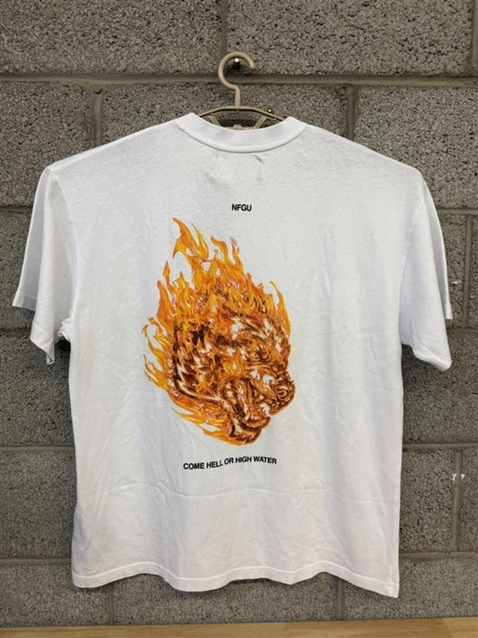 2023 Darc Sport Flame Wolf Limited 786/1000 White Shirt L