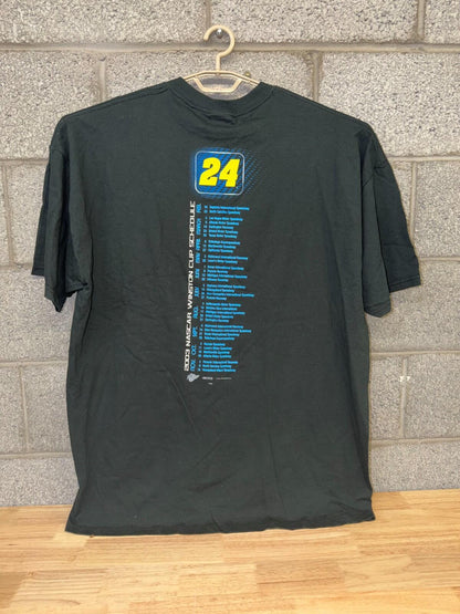 Vintage Jeff Gordon #24 Face The Race NASCAR T Shirt 2003