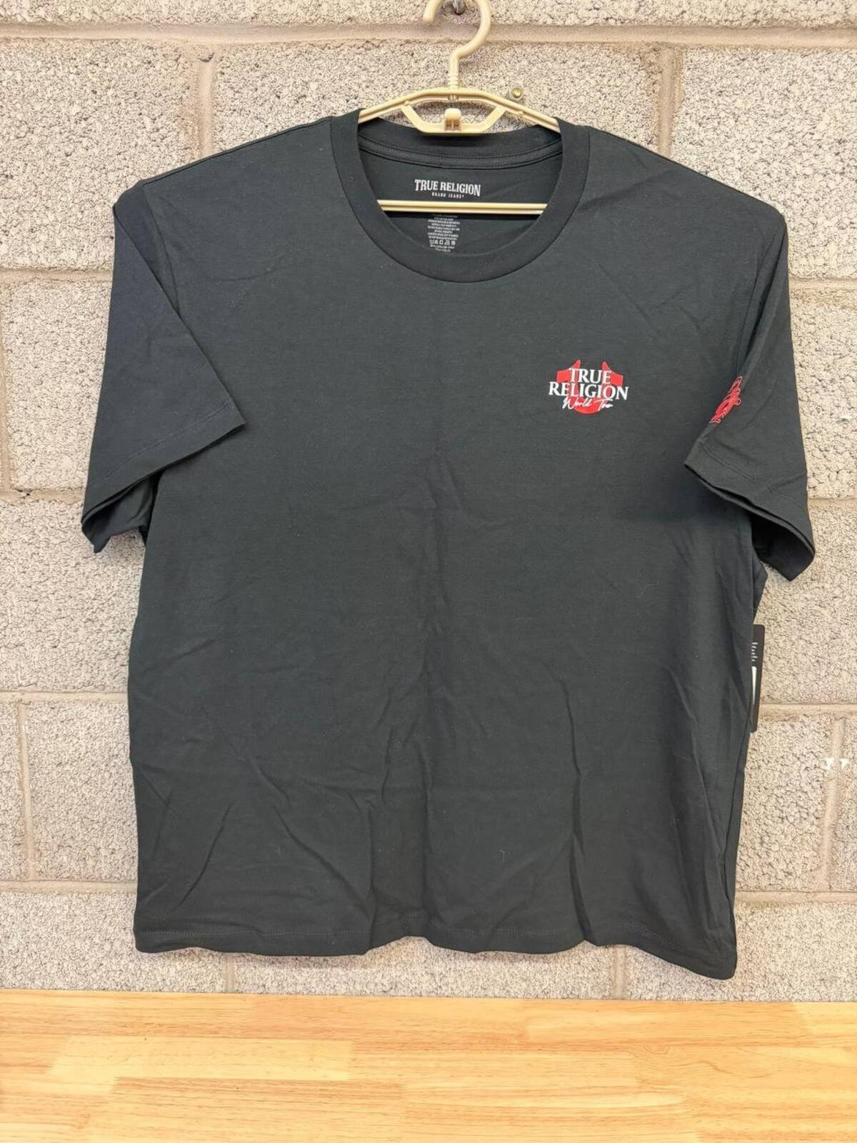 2021 True Religion World Tour Graphic Tee Black 2XL NWT