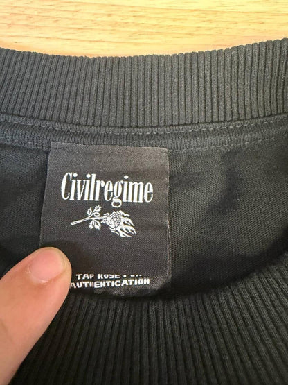 Civil Regime Hell Bent Heaven Sent L Black Streetwear