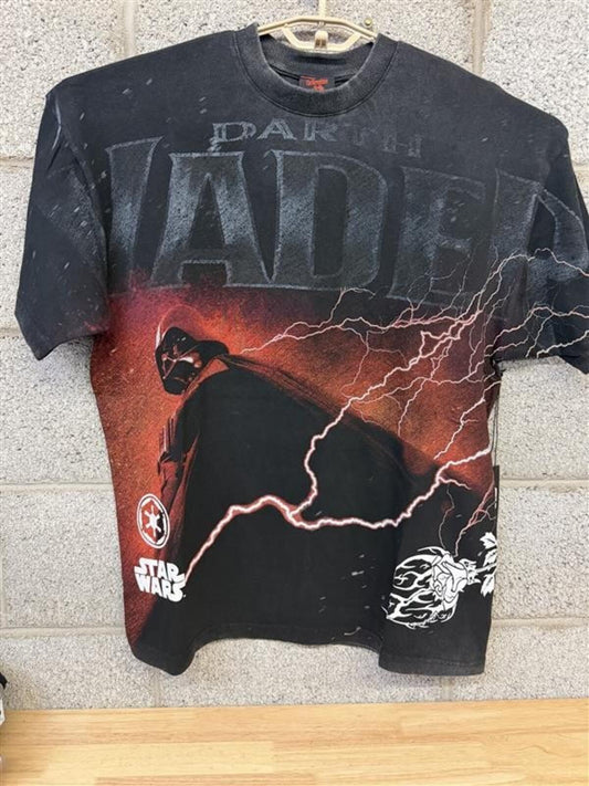 Darth Vader Civil Regime Star Wars Tee M Black Double Sided