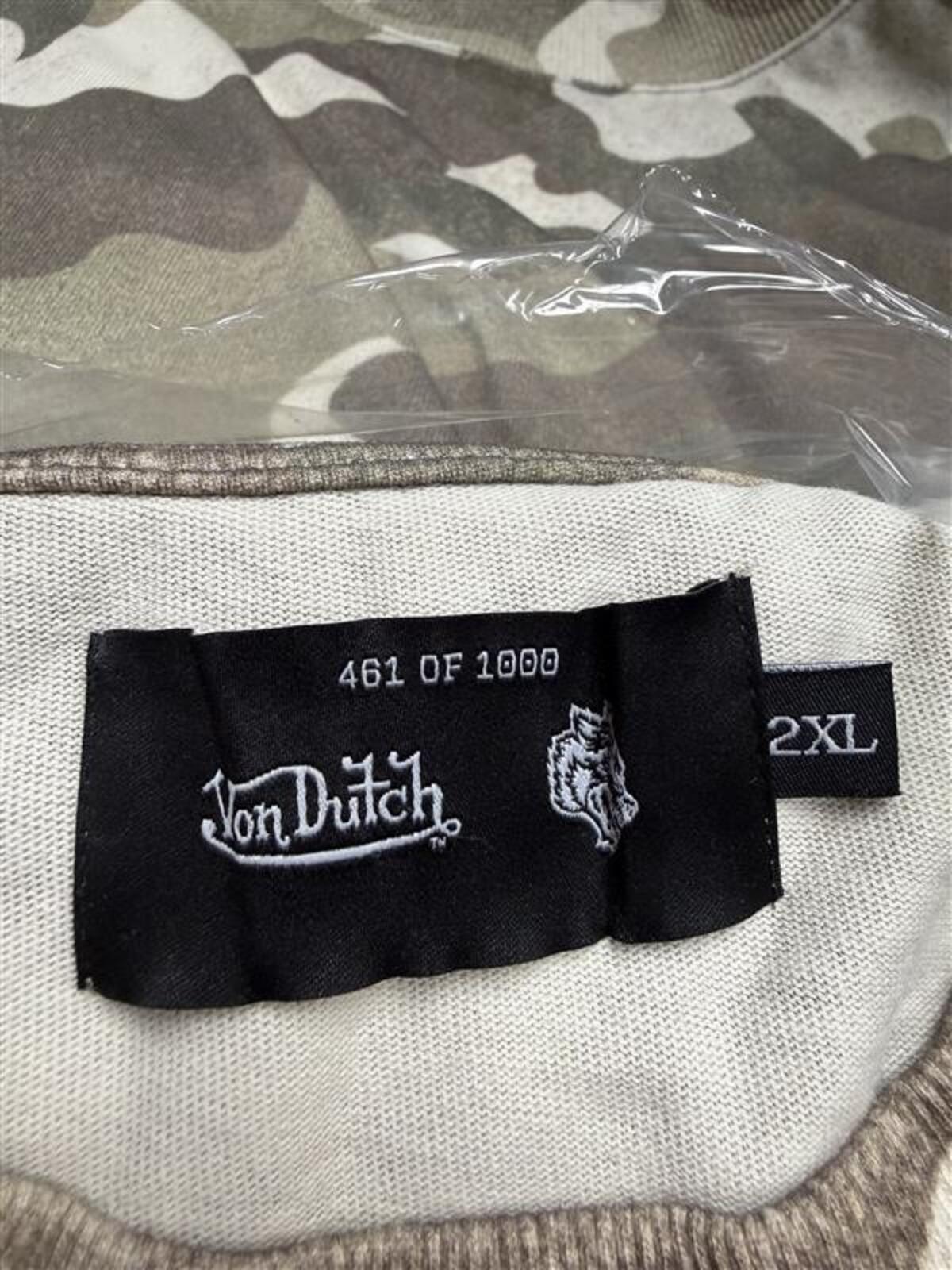 2026 Von Dutch Darc Sport Camo Tee 2XL Limited 461/1000 Rare