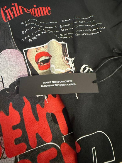 Civil Regime Hell Bent Heaven Sent L Black Streetwear