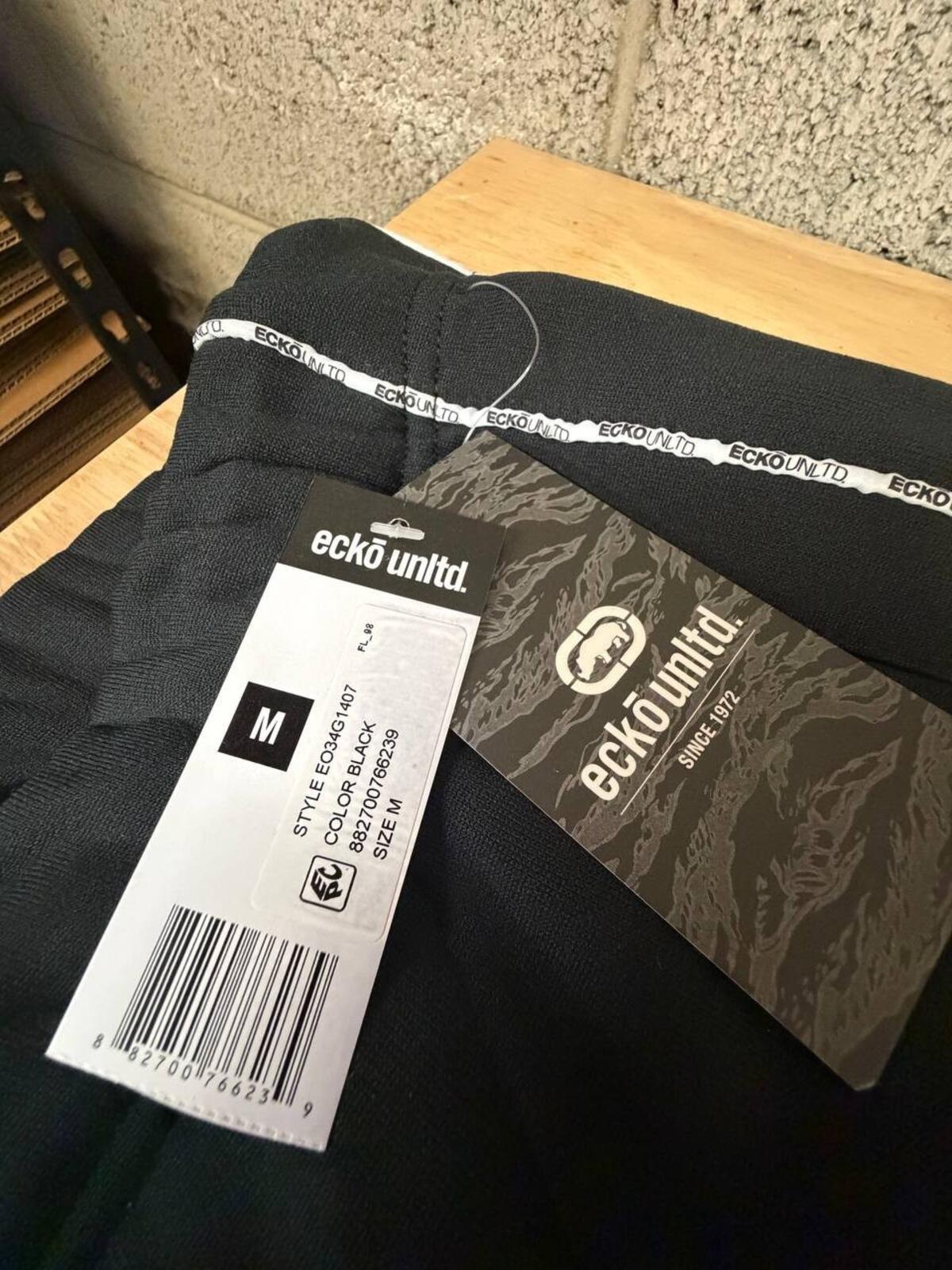 2020s Ecko Unltd Black Jogger Sweatpants Medium Streetwear