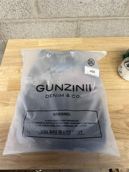 2020s Gunzinii Denim Co Knit Shorts Graphic 2XL NWT Luxury