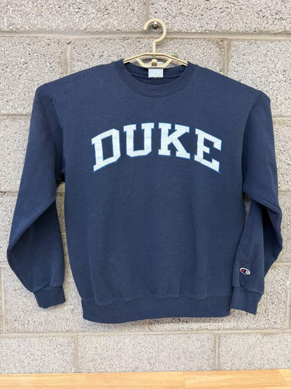 2010s Champion Duke Blue Devils Crewneck Sweatshirt Navy M