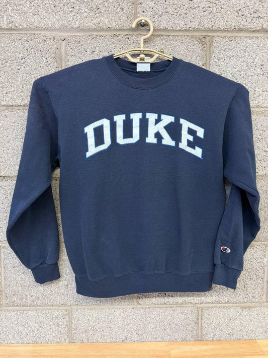 2010s Champion Duke Blue Devils Crewneck Sweatshirt Navy M