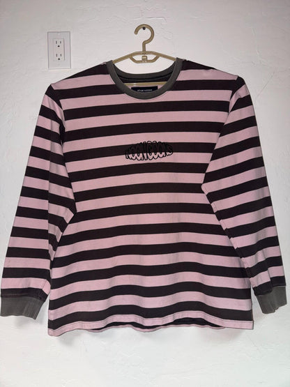 No Boundaries Striped Long Sleeve – Men’s XL  Crewneck
