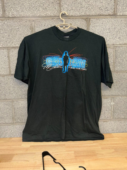 Vintage Jeff Gordon #24 Face The Race NASCAR T Shirt 2003