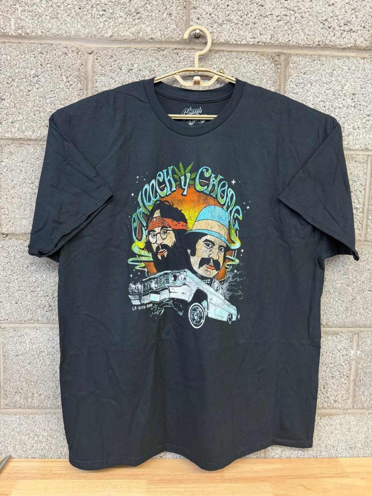 Cheech & Chong Lowrider Tee Black XXL Movie Stoner Shirt