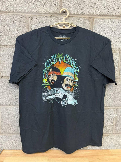 Cheech & Chong Lowrider Tee Black XXL Movie Stoner Shirt