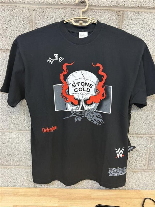 2023 Darc Sport x WWE Stone Cold Skull Tee Deadstock Size L