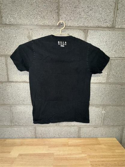Billabong Graphic Tee Size M 2010s Black Surf Skate Shirt