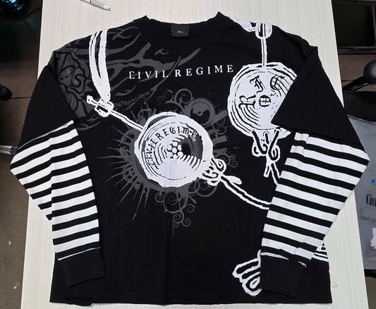 Civil Regime “Music On, World Off” 199X Distress size small