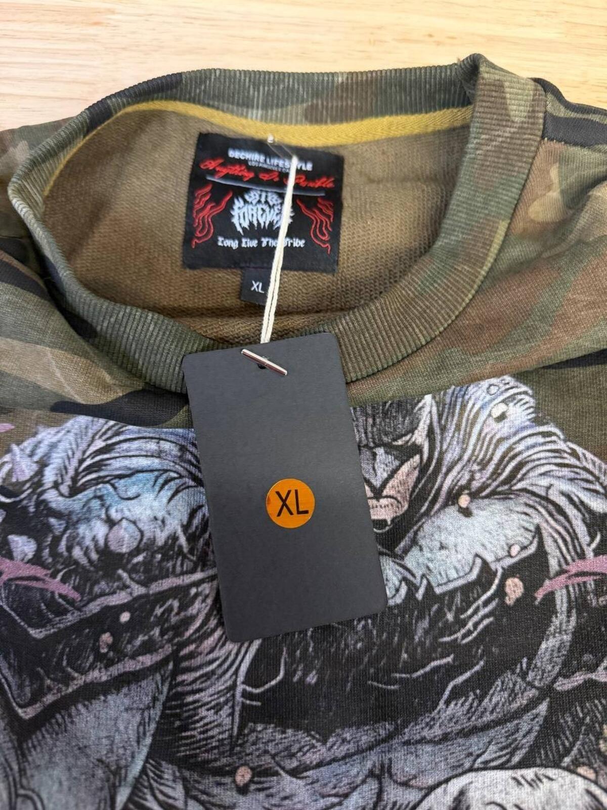 Dechire Batman Camo Crewneck XL Streetwear Sweatshirt