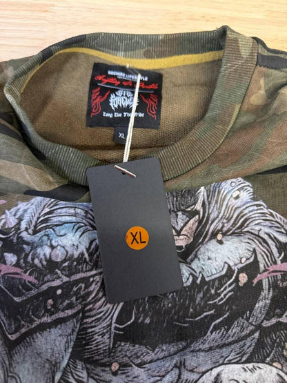 Dechire Batman Camo Crewneck XL Streetwear Sweatshirt