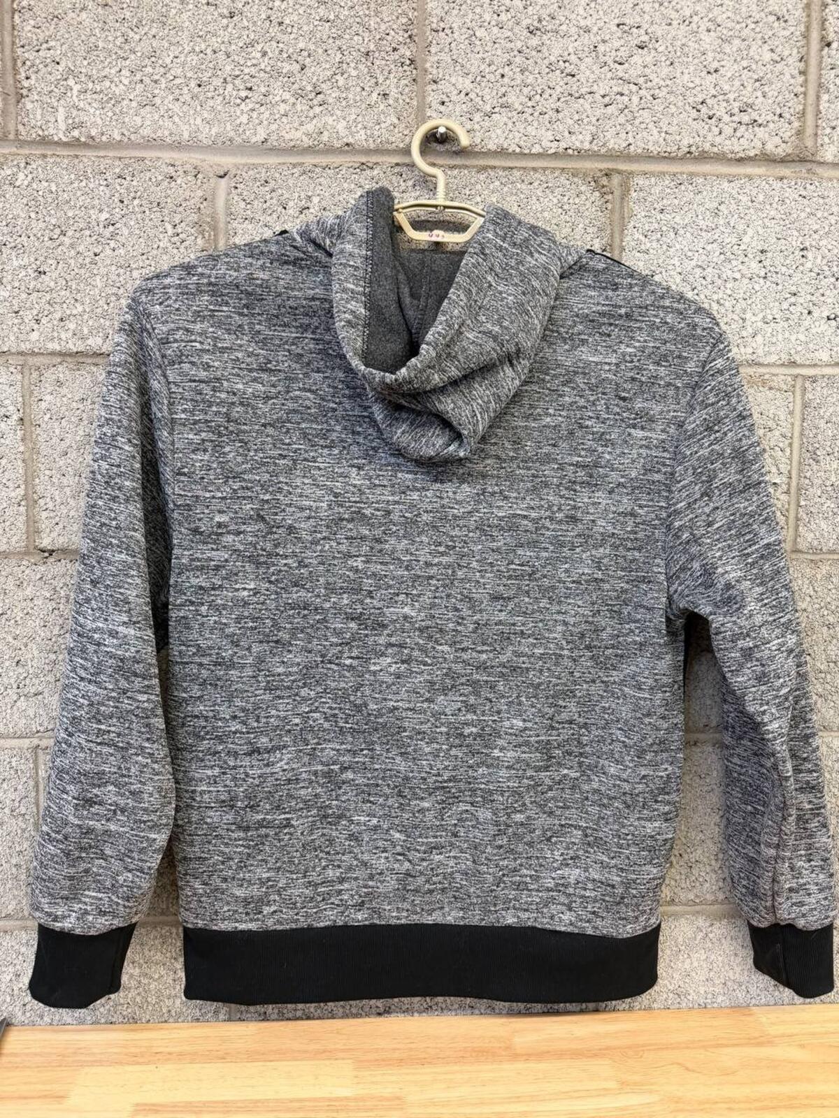 Rebel Minds Full Zip Hoodie XL Gray Black Streetwear