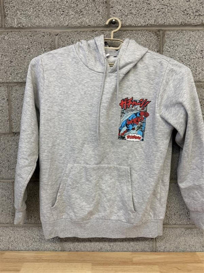 Gray Spider-Man Graphic Hoodie Sweatshirt