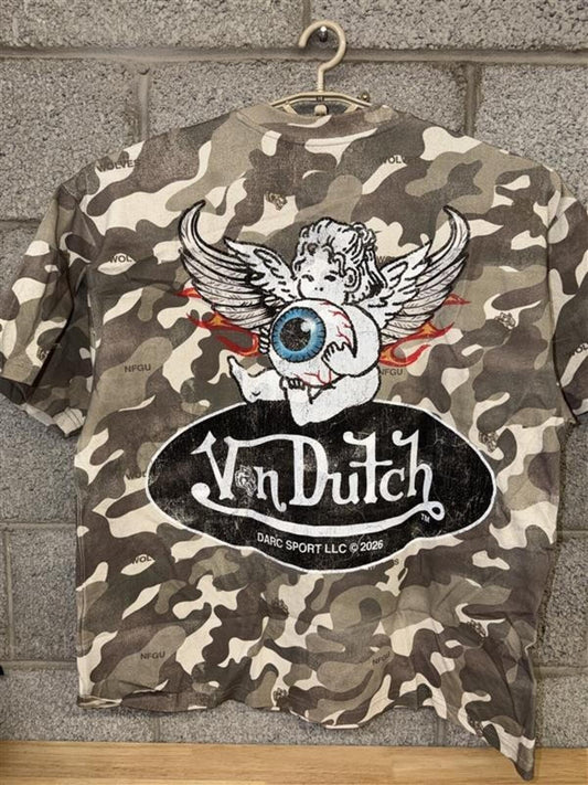 2026 Von Dutch Darc Sport Camo Tee 2XL Limited 461/1000 Rare