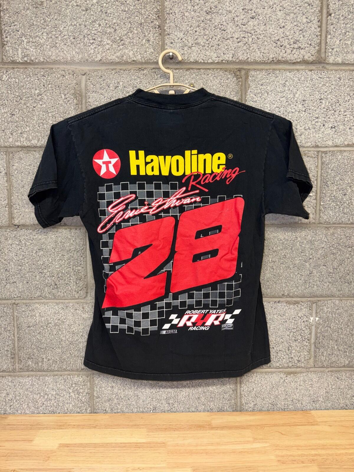 Vintage Ernie Irvan #28 NASCAR Shirt Texaco Havoline Racing