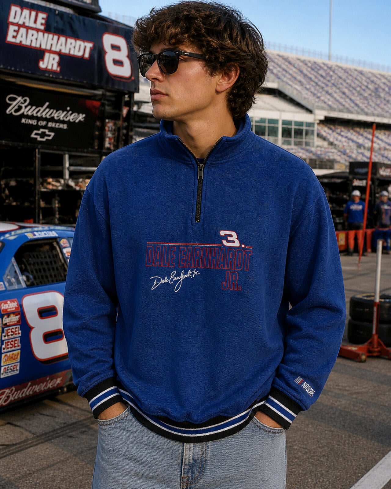 Vintage Dale Earnhardt Jr Quarter Zip Chase Authentics