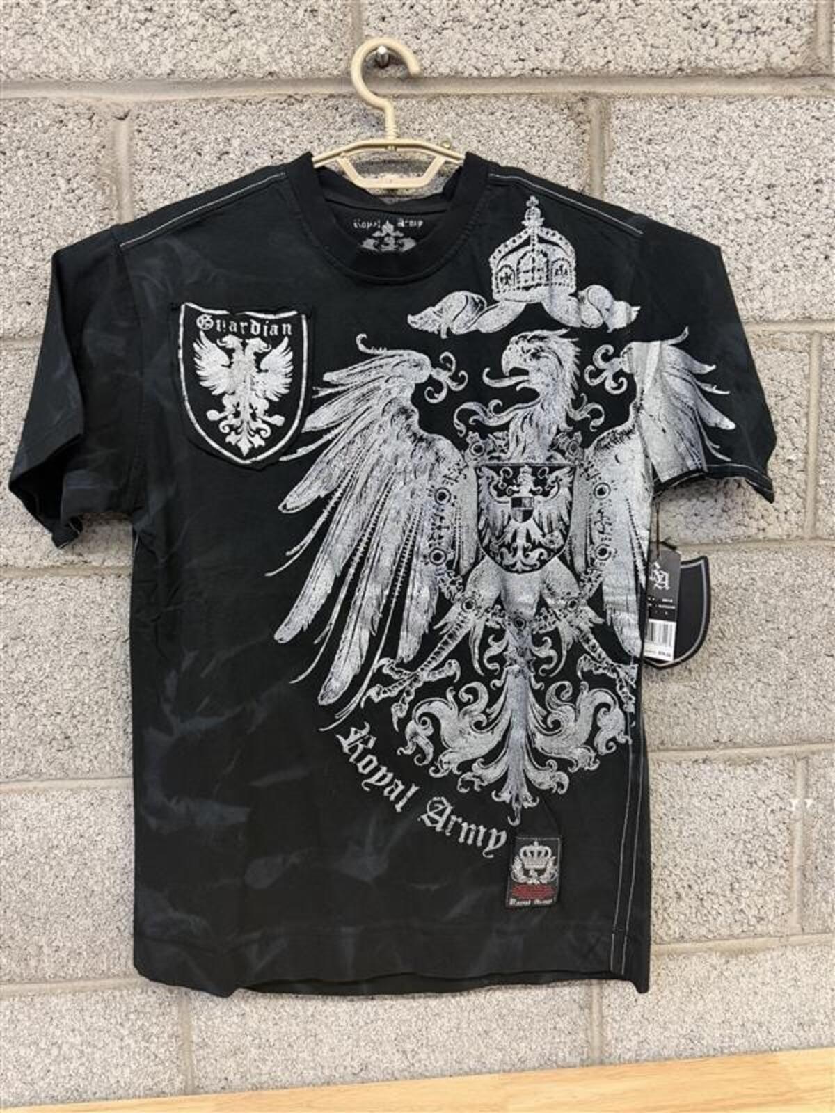 2023 Royal Army Eagle Crest Graphic Tee Deadstock Size L Y2K