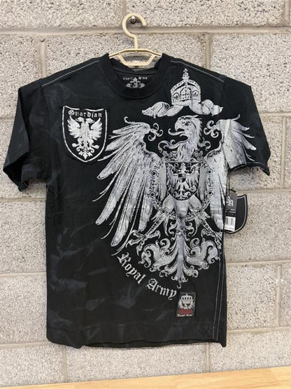 2023 Royal Army Eagle Crest Graphic Tee Deadstock Size L Y2K