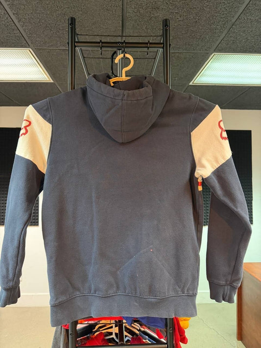 Distressed Fox Racing Official Moto Co Hoodie Bleach Spots