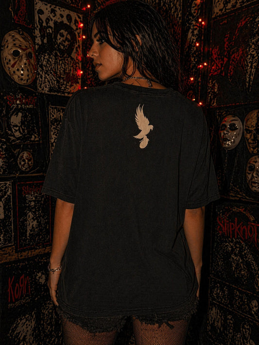 Hollywood Undead Shirt Distressed Large Y2K Metal Rock Band