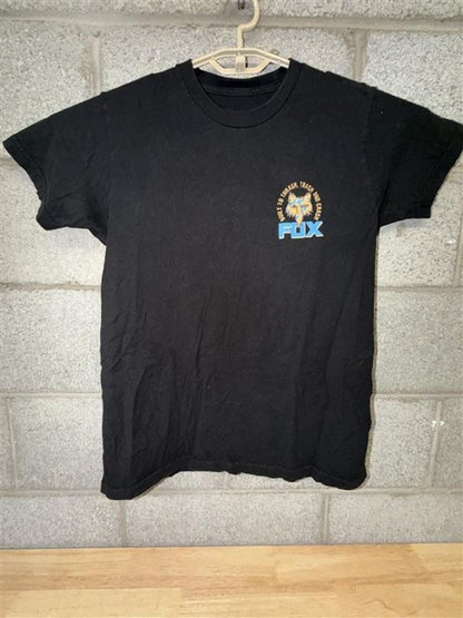Fox Racing Tee Size M 2010s Black Moto Dirt Bike Shirt