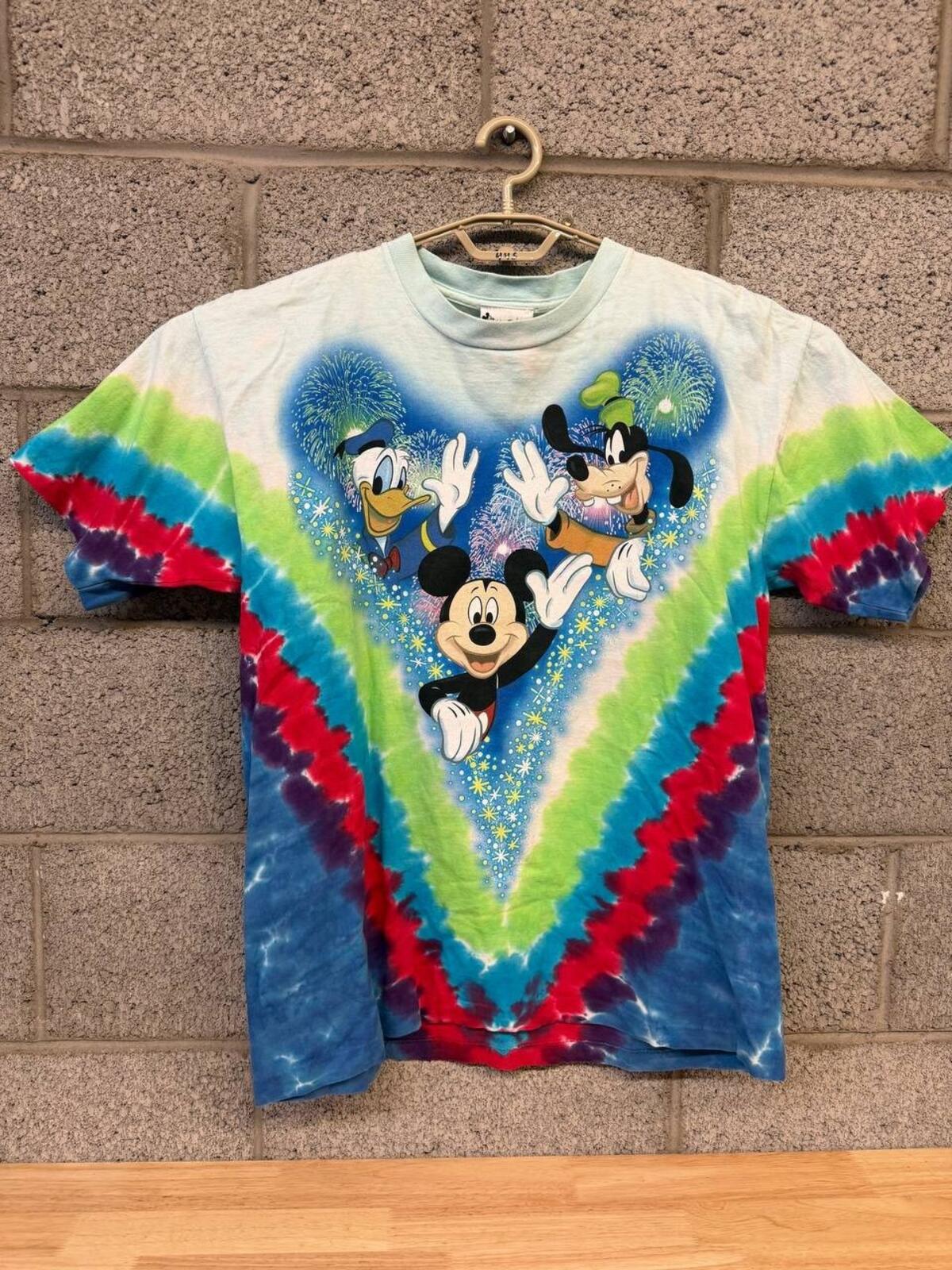 The Walt Disney Company Magic Kingdom Tie Dye Vintage Mickey