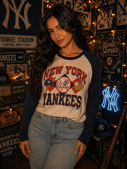 New York Yankees 1980s Vintage With Tags Youth Xl