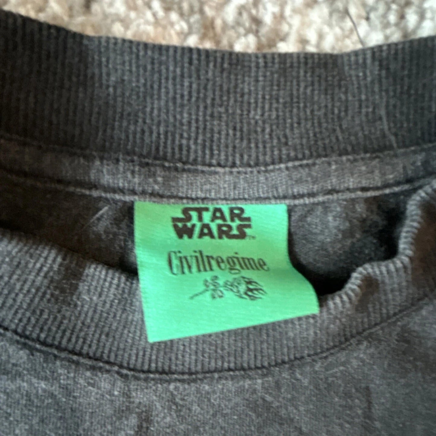 Civil Regime Star Wars Princess Leia Oversized Black M | NWT
