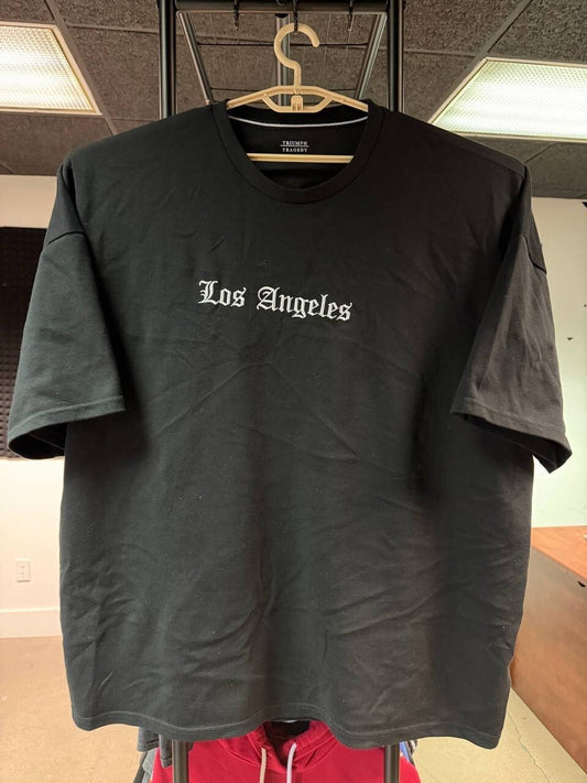 🔥Triumph Tragedy Los Angeles California T Shirt Black 5XL