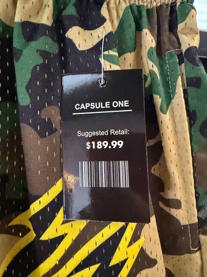 Corrupted Creative Capsule One Camo Basketball Shorts Medium