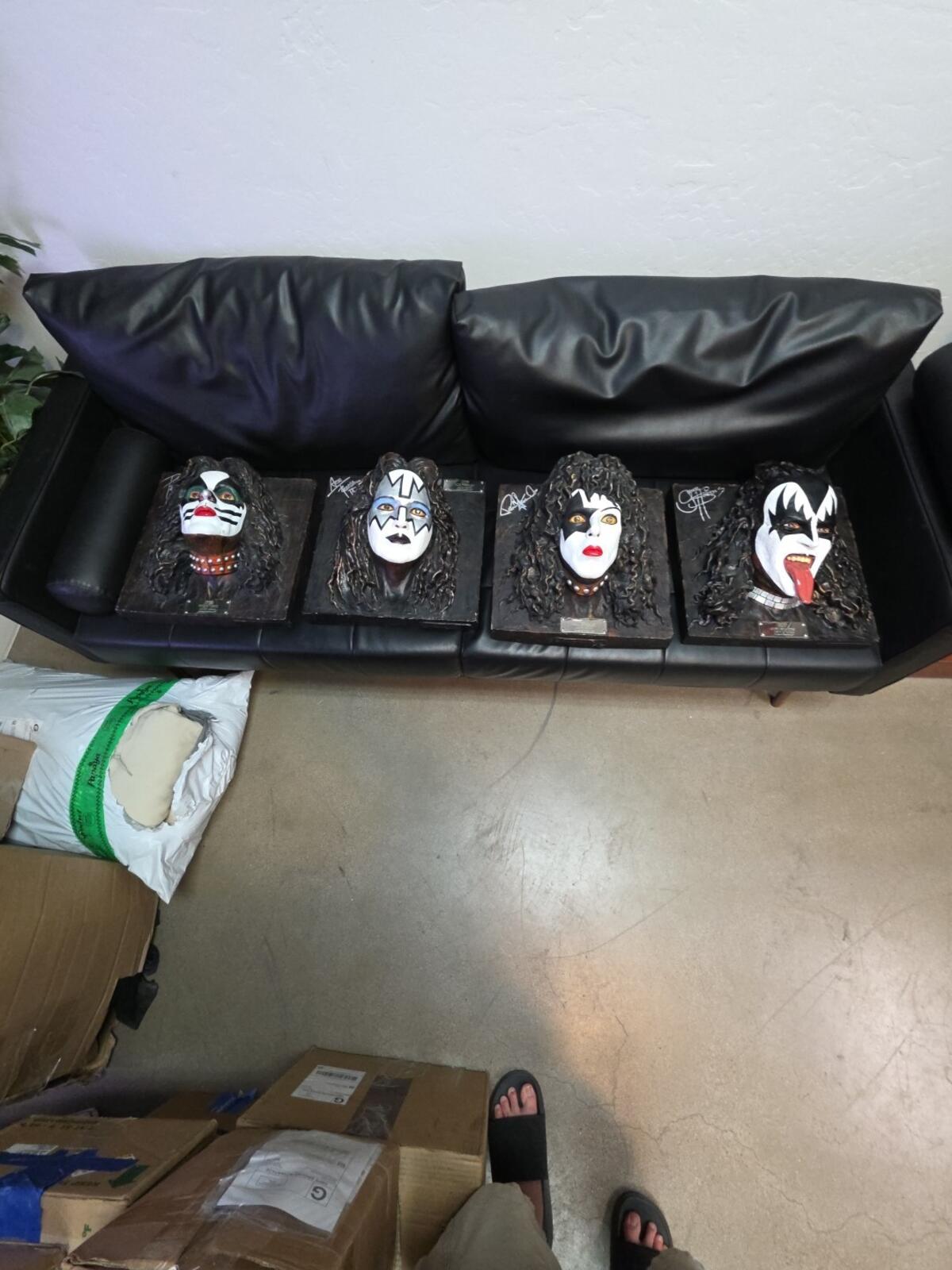 KISS Illusive Originals 3D Wall Head Busts Original Members
