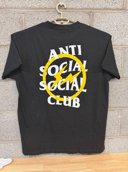 Anti Social Social Club x Fragment Logo TShirt Black XL
