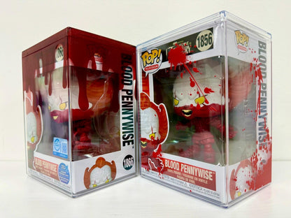 Funko Pop IT Bloody Pennywise #1856 & #1866 Bundle w Display